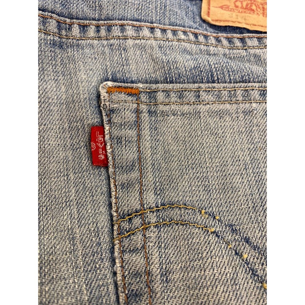 LEVIS Zipper-fly 514 CUTOFF Jean SHORTS 30/10.5 inseam Red Tab Stretch - Picture 10 of 10